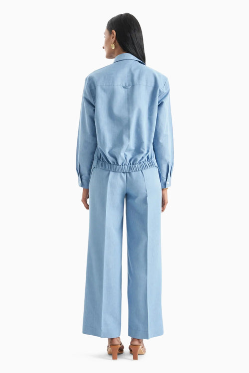 Azure Paisley Ease Co-ord Set