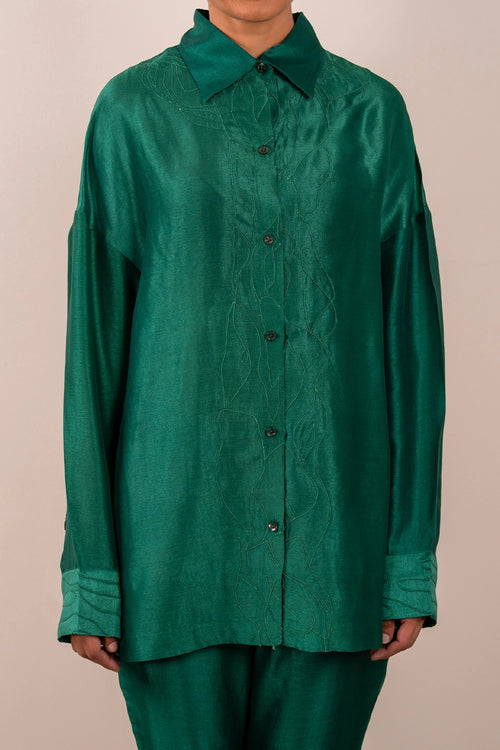 Jade Green Prism Shirt