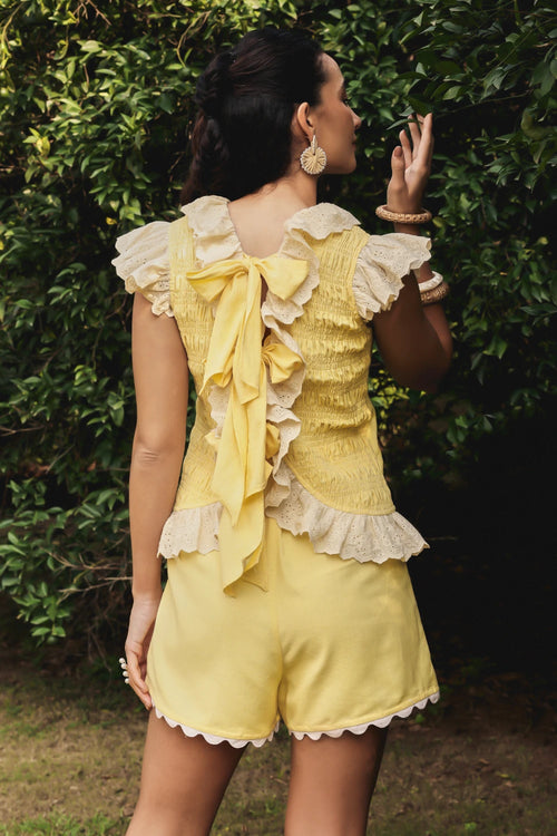 Butter Cup Yellow Blouse