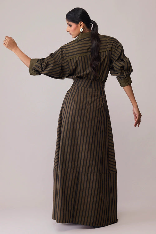 Fleur Olive Skirt