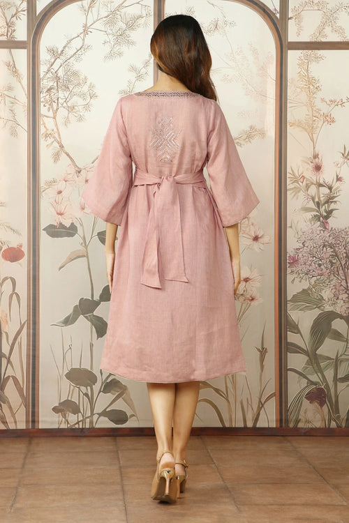 Quartz Star Light Kimono Dress