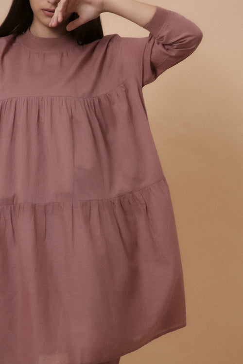 Blush Mul Rib Vena Co-ord Set