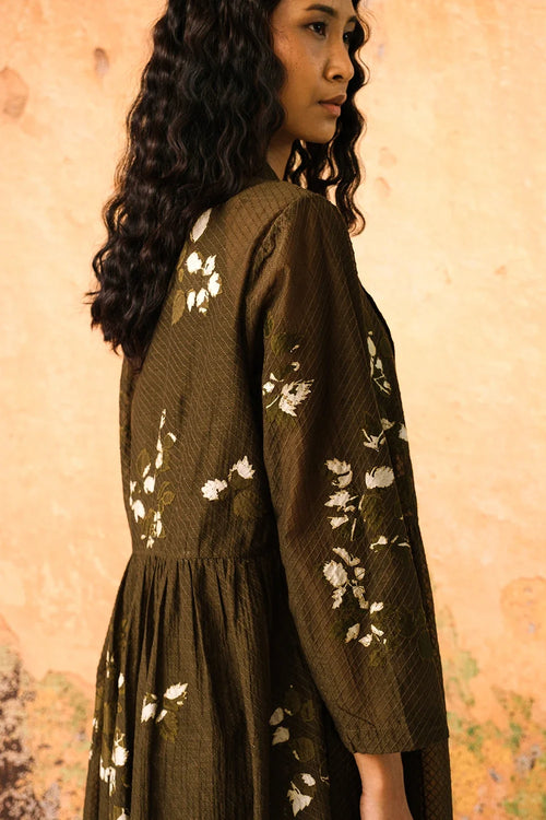 Olive Tide Jacket Dress Set