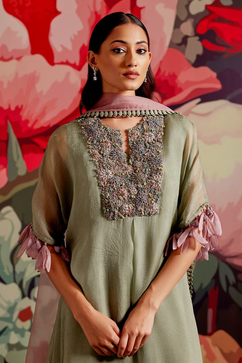 Prasiolite Kurta Set
