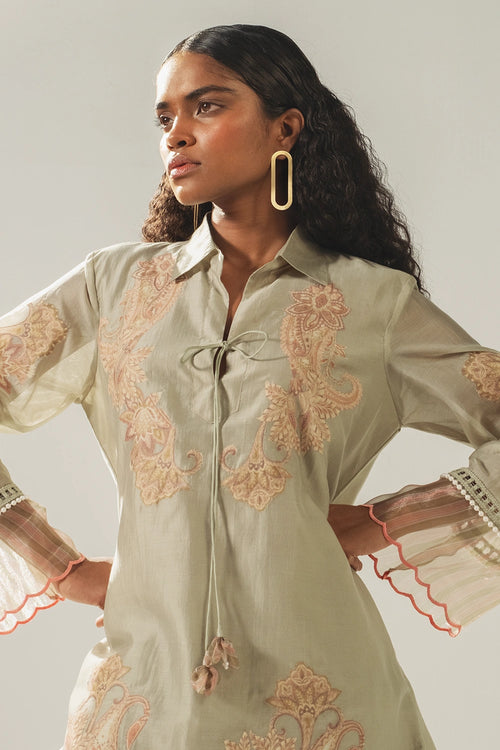 Sage Paisley Set