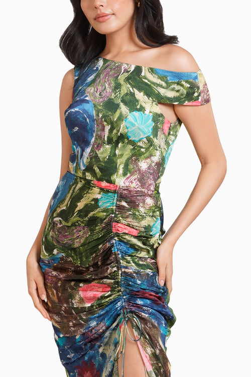 Gaia Ruched Dress