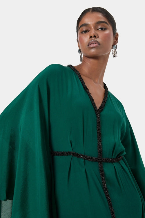 Pine Embellished Kaftan Dress
