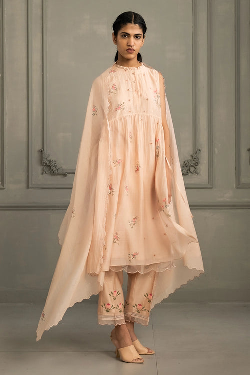 Old Rose  Gathered Tunic Set