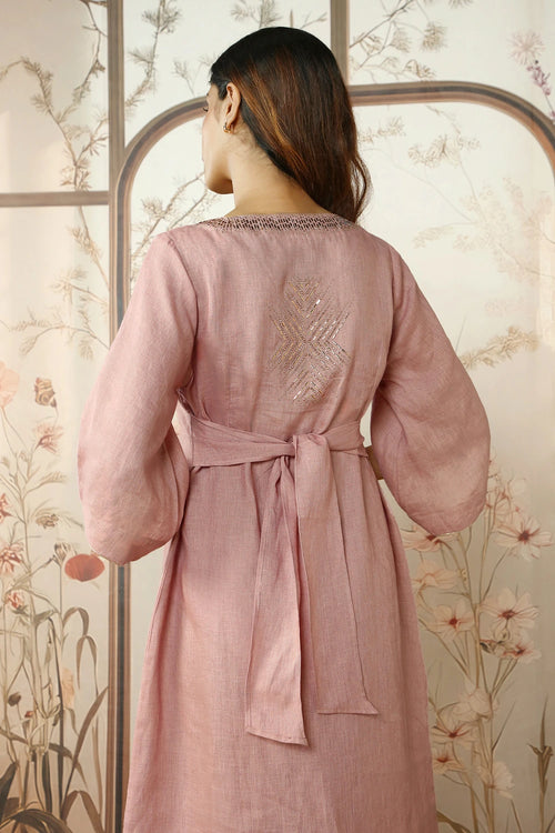 Quartz Star Light Kimono Dress