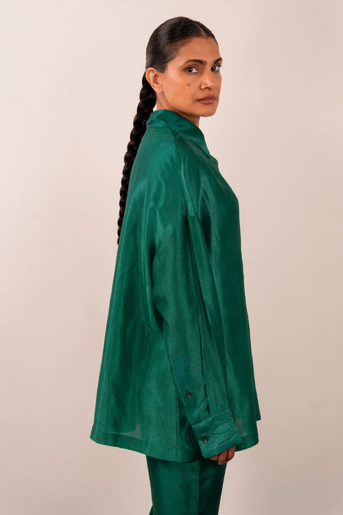 Jade Green Prism Shirt