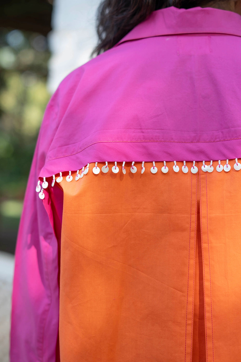 Orange Pink Veinna Shirt