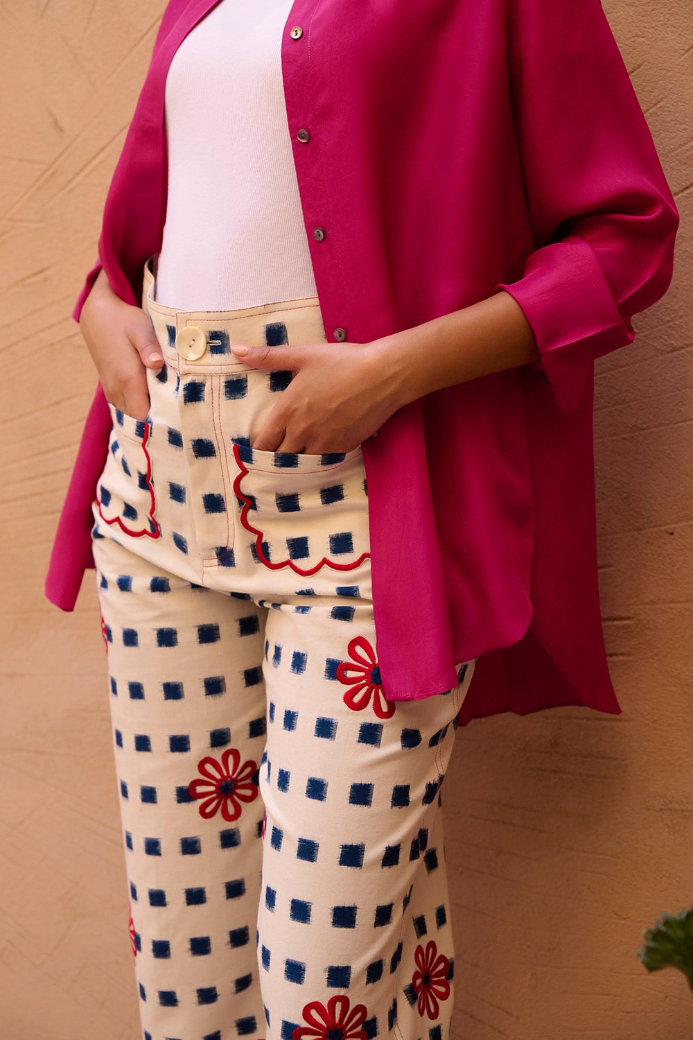 Costal Check Trousers