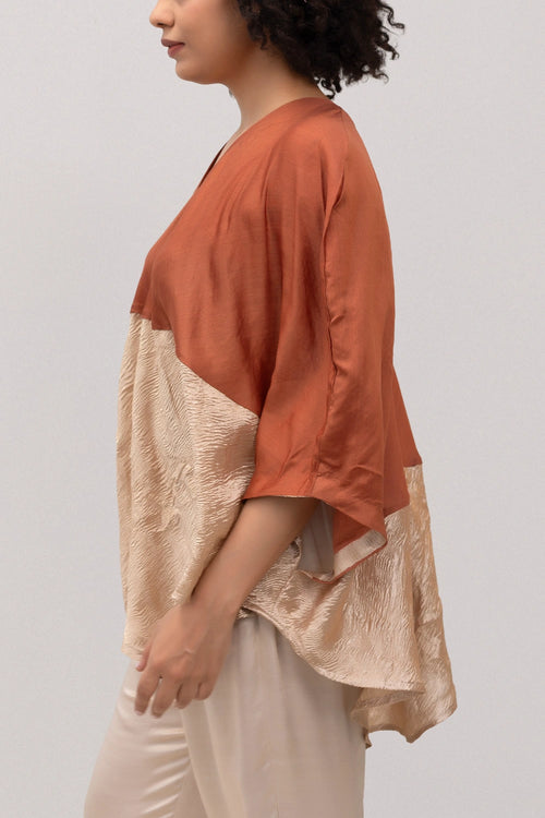 Eeda Varq Brown Horizon Top