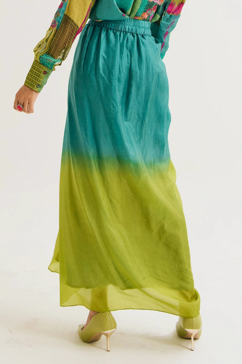 Vinca Turquoise Green Skirt