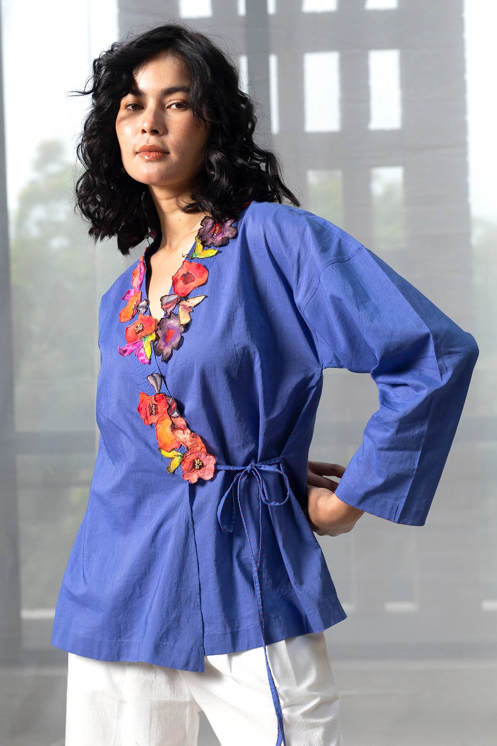 Ikiru Blue Top