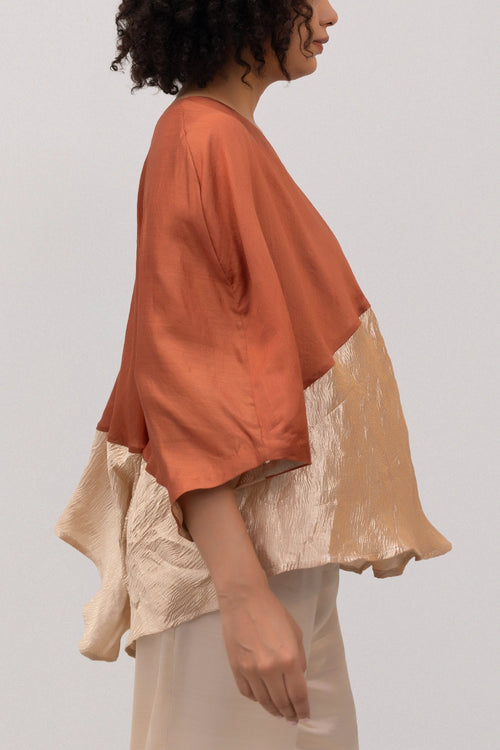 Eeda Varq Brown Horizon Top