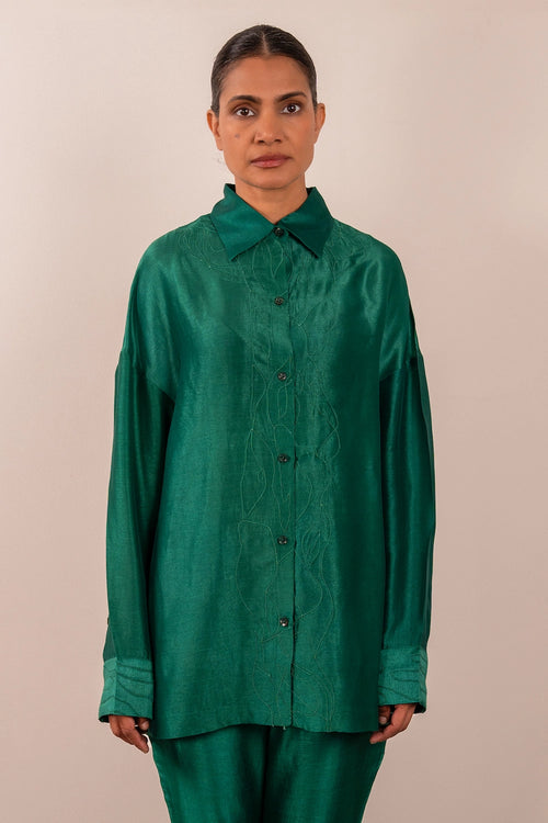 Jade Green Prism Shirt