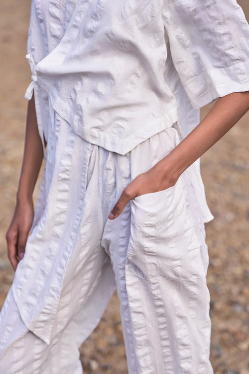 Asymmetric Hem Side Tie Set