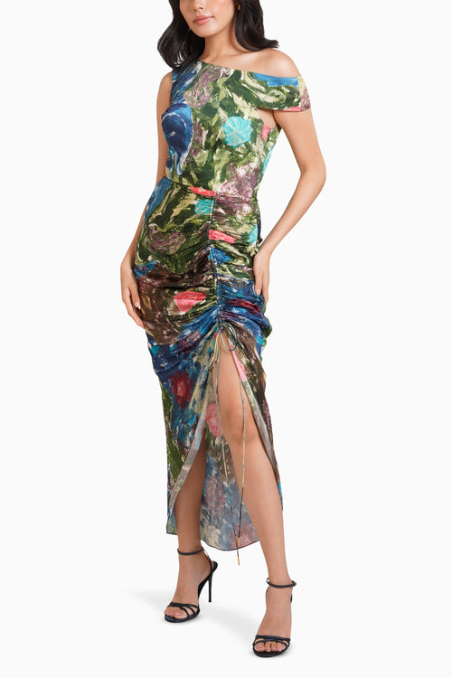 Gaia Ruched Dress
