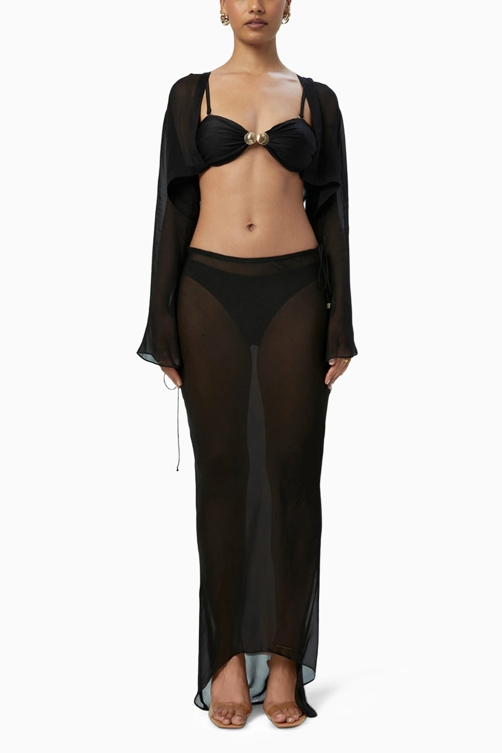 Twilight Slip Obsidian Skirt