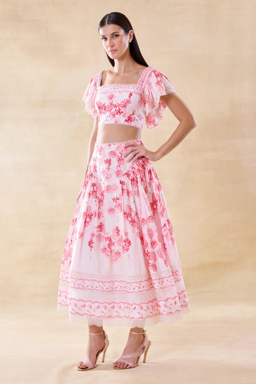 Rosewater Melody Skirt Set