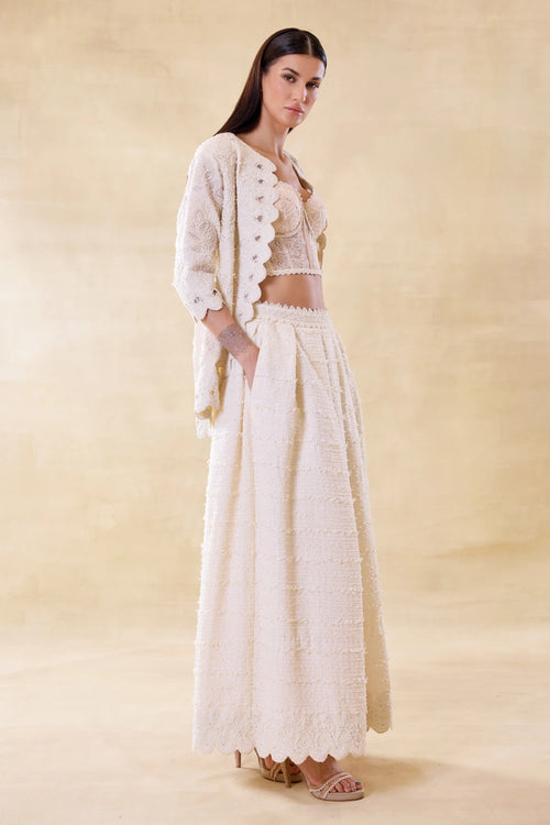 Ivory Sonata Skirt and Top