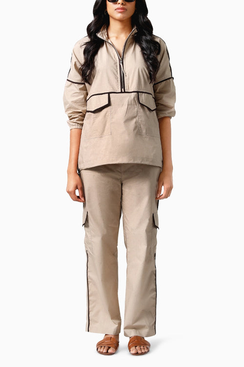Juno Beige Co-ord Set