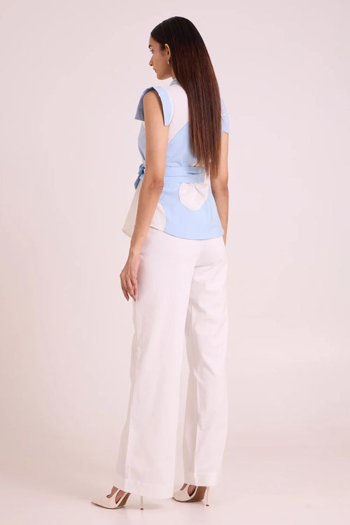Murray Applique Wrap Top And Pant Set