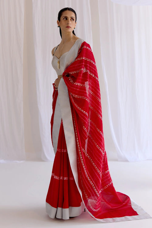 Nazneen Saree With Sitara Blouse