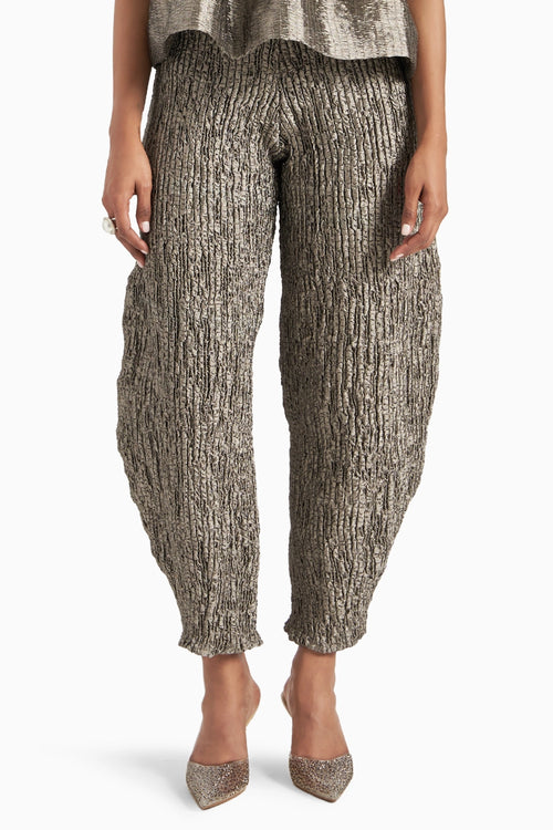 Silver Sculpt Pants