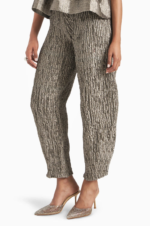 Silver Sculpt Pants