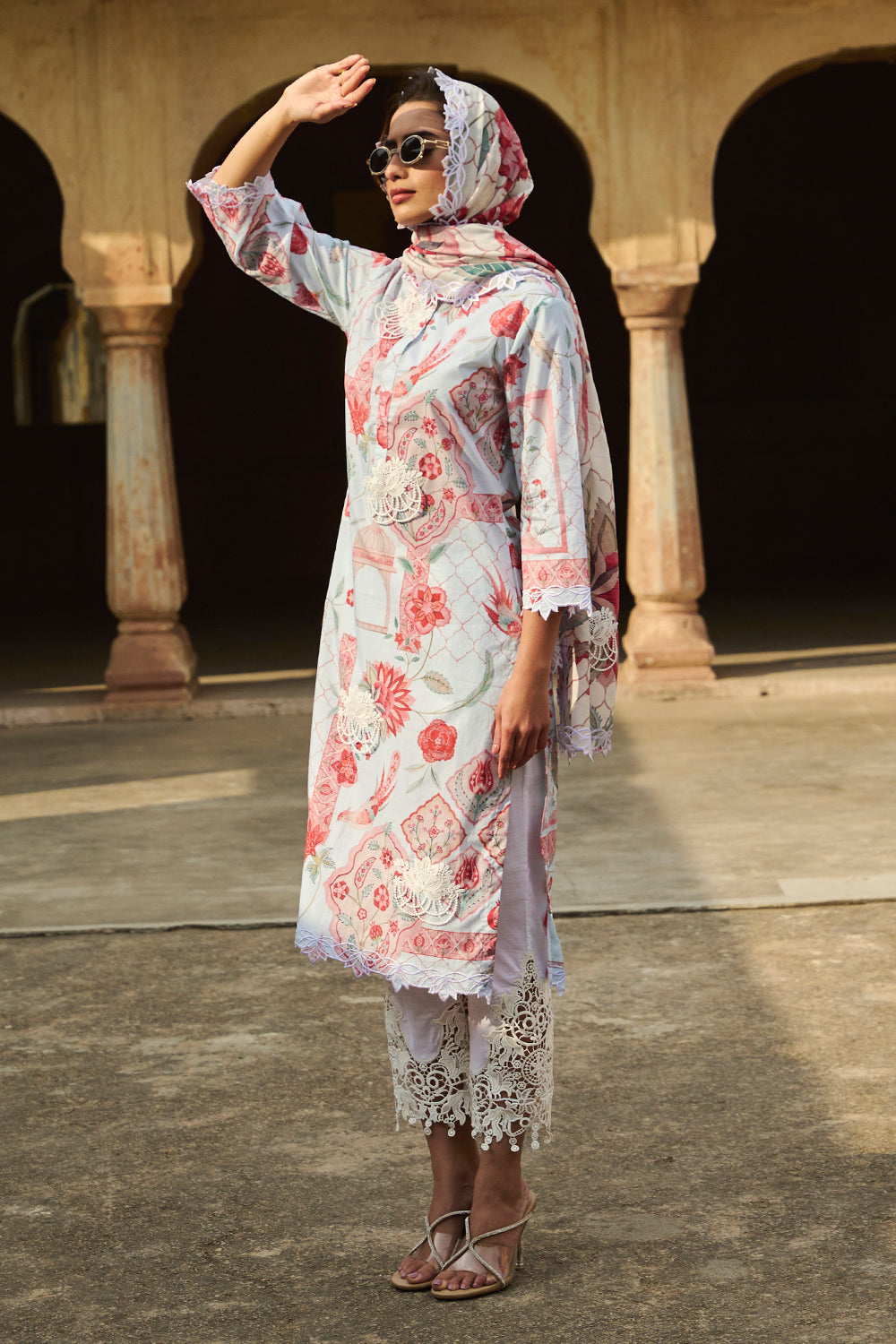 Ambari Neerja Kurta Set with Dupatta