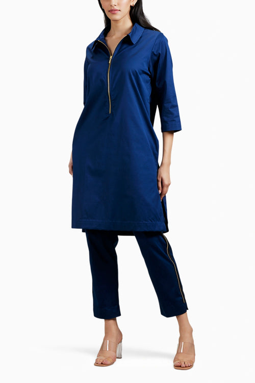 Midnight Blue Zip Co-ord Set