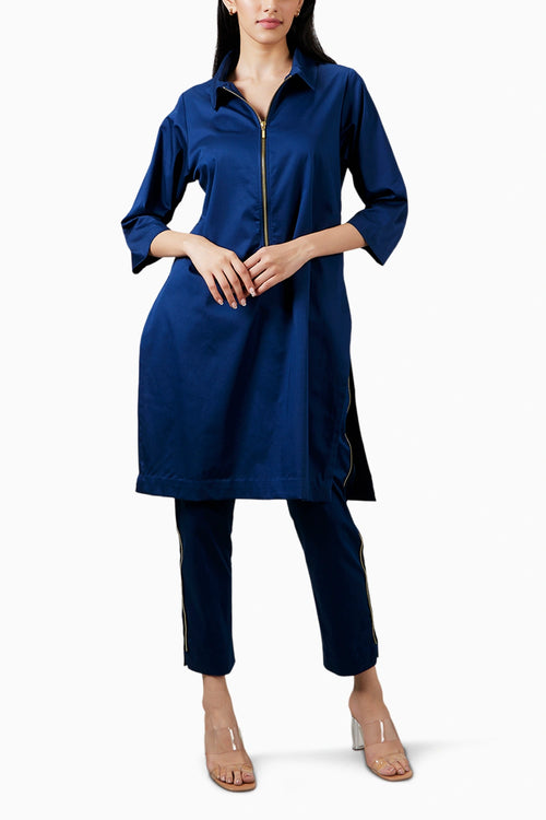 Midnight Blue Zip Co-ord Set