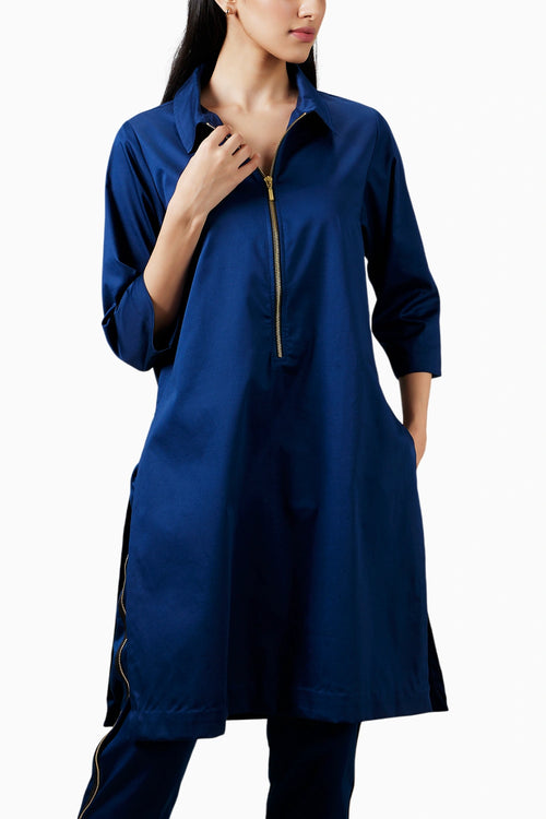 Midnight Blue Zip Co-ord Set