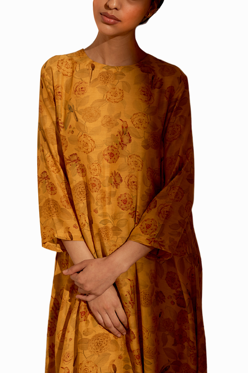 Mustard Aster Kurta Set