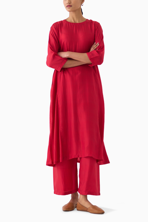 Iris Stripped Kurta Set