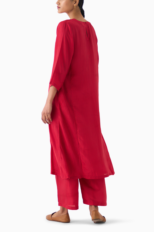 Iris Stripped Kurta Set