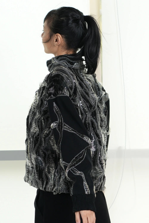 Black Hand Wave Jacket