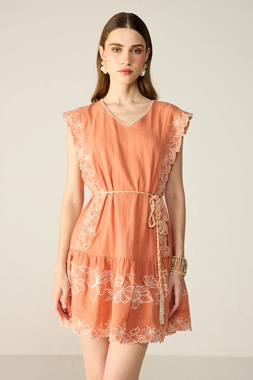 Orange Naomi Mini Dress