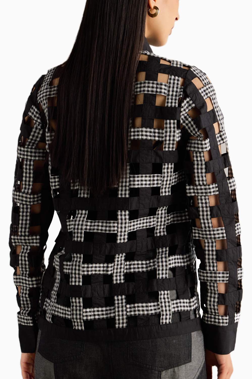 Black Weave Shirt