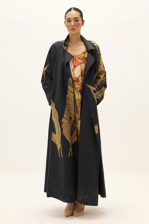 Midnight Leaf Coat