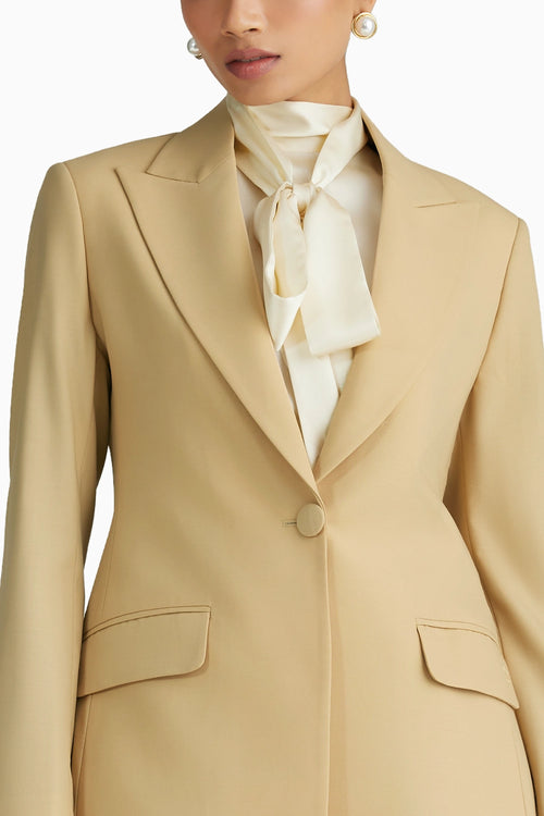 Sand Suiting Blazer