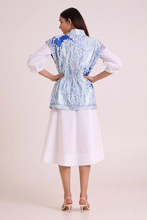 Sarabi Peace Rock Jacket With Chalk Dress