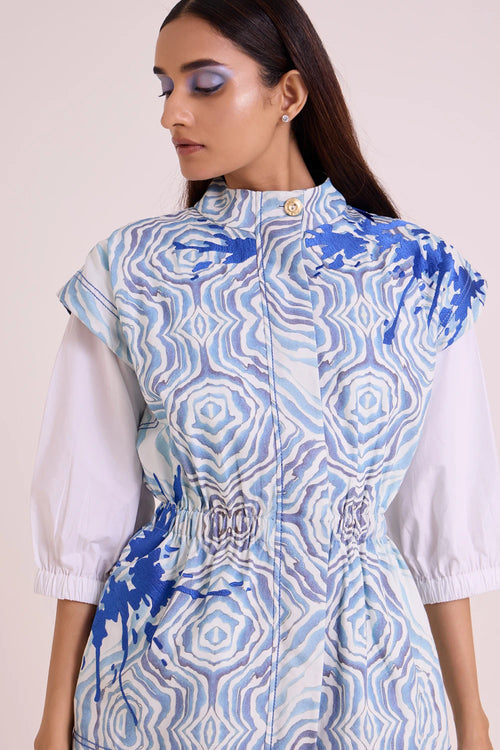 Sarabi Peace Rock Jacket With Chalk Dress