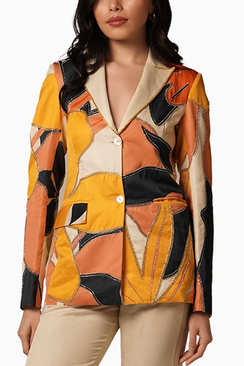 Luna Embroidered Blazer