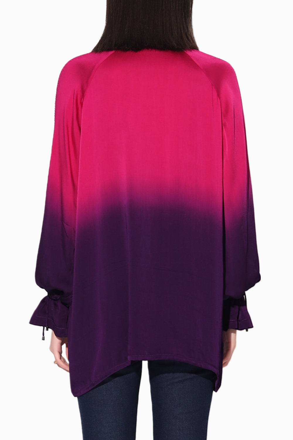 Hanako Pink and Purple Ombre Top