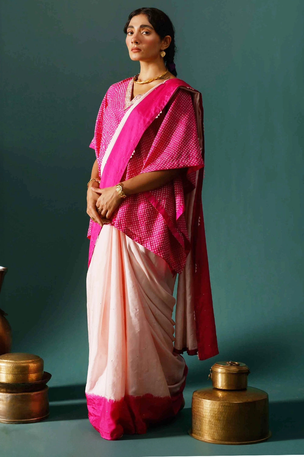 Pink Haze Saree