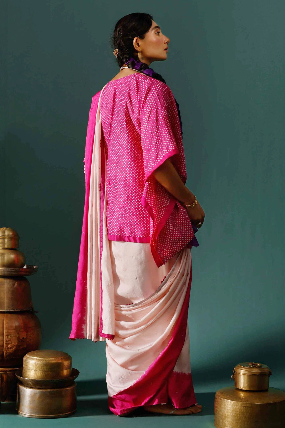 Pink Haze Saree