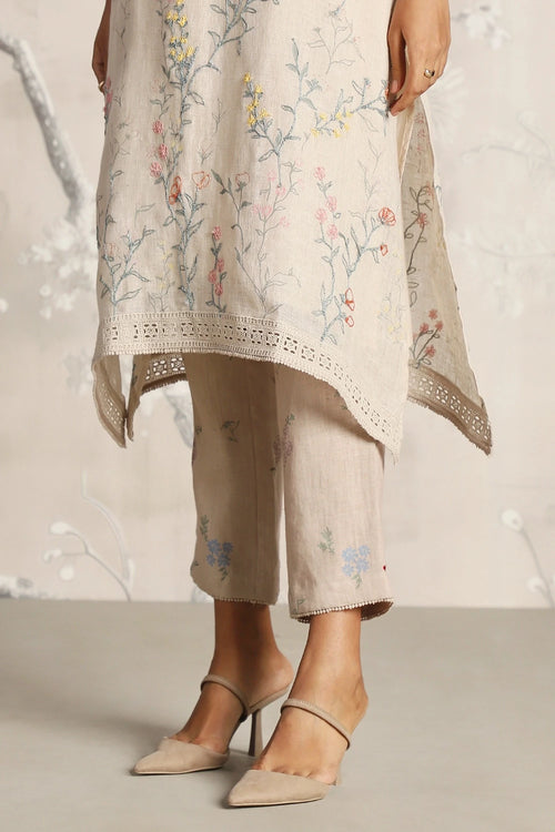 Walk in the Clouds Fly Free Sand Tunic and Pant Set